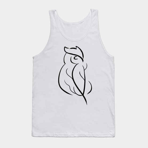 An owl or a tree Tank Top by MinnieMot